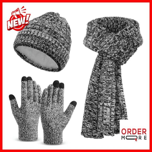 Warm Winter Set - Beanie, Touchscreen Gloves & Long Scarf main image 8